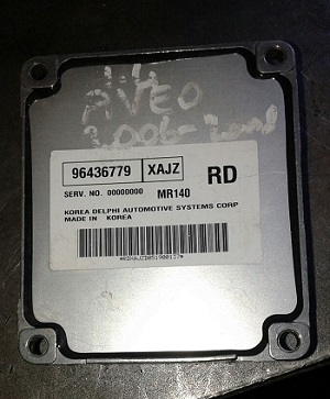 CHEVROLET AVEO ÇIKMA MOTOR BEYNİ 1 4 16V 96436779-2 RESİM